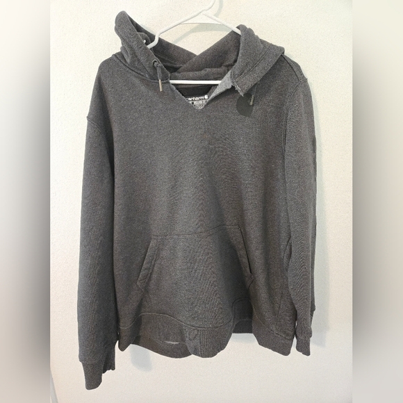 CARHARTT Gray Hoodie Relaxed Fit Mens Size 2X Pullover - Picture 1 of 7